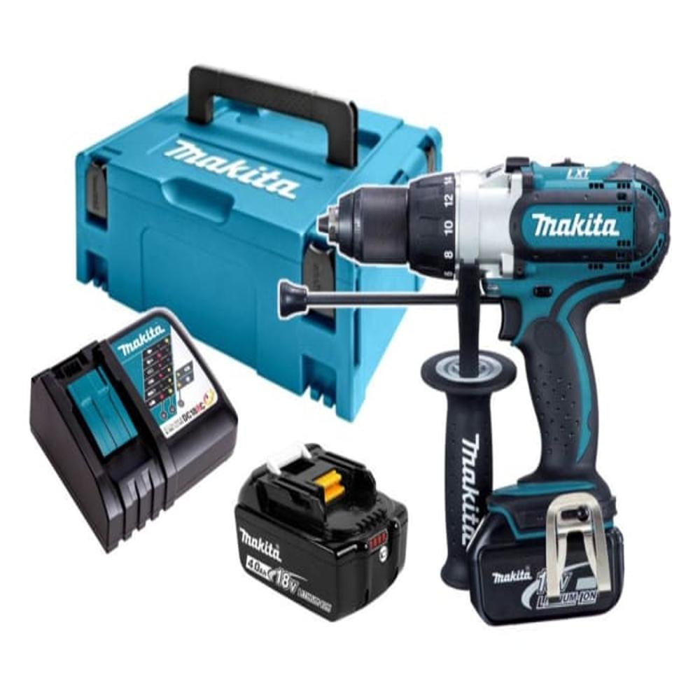 Makita DHP451RTJ 13MM Cordless Hammer Driver Drill