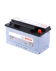 Buy بطارية بدء التشغيل من (Bosch) استطاعة تدوير (720A) و بأمبير ساعي (90AH) قياس (12V) موديل (DIN S3- BSB0092S30180) at Best Price in UAE