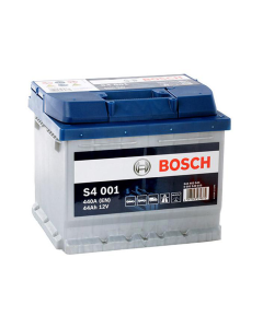 Buy بطارية بدء التشغيل من (Bosch) استطاعة تدوير (440A) و بأمبير ساعي (44AH) قياس (12V) موديل (DIN S4- BSB0092S40410) at Best Price in UAE