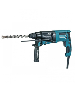 Buy المطرقة المدمجة من ماكيتا (Makita) استطاعة (800W) قياس (26MM) بفكوك تثبيت نوع (Sds-Plus) موديل (HR2631FT) at Best Price in UAE