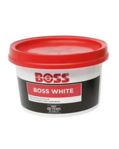 Buy مركب تجميع الأنابيب (Boss) وزن (400G) باللون الأبيض at Best Price in UAE