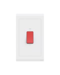 Buy ABB 1 Gang 45Amp Double pole Switch with Neon light, Inora BL143, White at Best Price in UAE