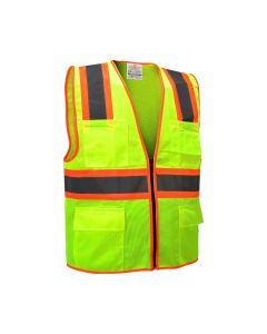 Buy سترة الأمان (Empiral) التنفيذية وزن (120Gsm) بسحاب قياس (S1) موديل (Sparkle HI Vis) at Best Price in UAE