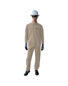 Buy Gladious 65/35 Polycotton Pant & Shirt, 155gsm, Khaki at Best Price in UAE