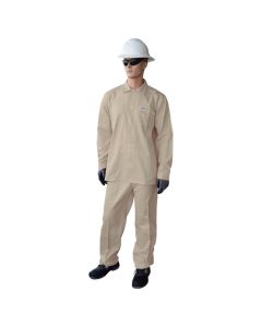 Buy Ameriza Best 100% Premium Cotton Pant & Shirt, 210GSM, Khaki at Best Price in UAE