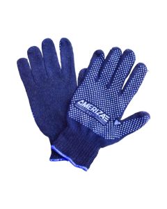 Buy Ameriza Single Side PVC Dotted Gloves, Blue, 12Pairs/Pack at Best Price in UAE