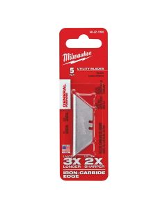 Buy Milwaukee 48221905 Fastback General Purpose Utility Knife Blade (5 Pcs/Set) at Best Price in UAE