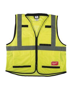 Buy Milwaukee Premium High-Visibility Safety Vest with Zipper at Best Price in UAE