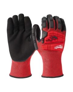 Buy Milwaukee 4932478128 Cut Resistance Impact Dipped Gloves, Cut Level 3, L, Black/Red at Best Price in UAE