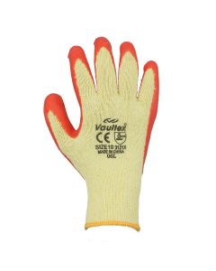 Buy Vaultex OGL Latex Coated Gloves Orange & Yellow , 12 Pair/Pack at Best Price in UAE