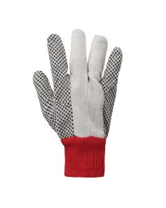 Buy Vaultex VDA PVC Dotted gloves White/Red, 1147gm/Pack 12Pairs/Pack at Best Price in UAE