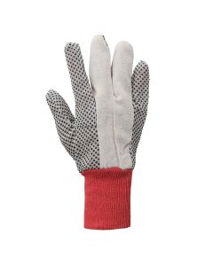 Buy Vaultex VDD PVC Dotted gloves White/Red, 751gm/Pack 12 Pairs/Pack at Best Price in UAE