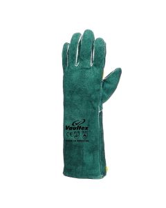 Buy Vaultex DPW Hockey Palm Welding gloves with Piping 16 inch, Green Colour, 12Pair/Pack at Best Price in UAE