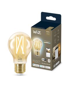 Buy لمبة الإنارة الذكية (WiZ) باللون (Amber) استطاعة (50W) بدرجة إنارة (920-5000K) و قاعدة (E27) مكونة من عبوة واحدة at Best Price in UAE
