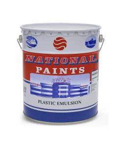 Buy طلاء بلاستيكي (National) لون (800 White) سعة (18Ltr) at Best Price in UAE