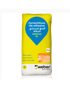 Buy غراء بلاط (Weber) من (Sodamco) باللون الرمادي وزن (20Kg) at Best Price in UAE