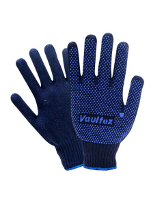 Buy قفازات منقّطة بنقط نافرة لحماية اليدين مزدوجة الجانب من (Vaultex) اللون الأزرق at Best Price in UAE