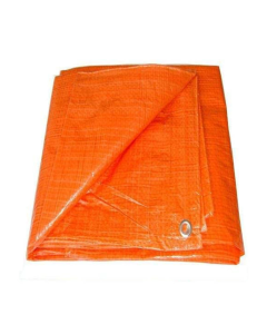 Buy قطعة مشمع متعددة الأغراض مقاومة للعوامل الجوية والماء - لون ( Orange ) قياس (20x20FT) at Best Price in UAE