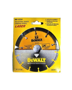 Buy شفرات القص المجزاة الليزرية (DX3721) من (Dewalt) قطر (115mm) و بحجم تجويف (22.2 mm) الخاصة بالخرسانة at Best Price in UAE