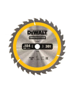 Buy المنشار الدائري (DT1940-QZ) من (Dewalt) المكون من (30) سنناً بقطر (184mm) بسماكة (2.6mm) و بحجم تثبيت (16mm) و بزاوية أسنان (10DEG) at Best Price in UAE