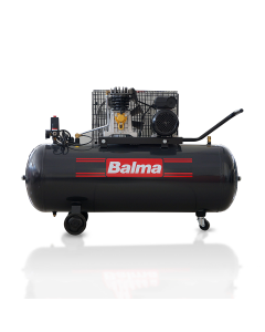 Buy ضاغط الهواء (Balma) استطاعة (3HP) حصان بضغط (10Bar) بار باللون الأسود موديل (B26B/200CM3) at Best Price in UAE