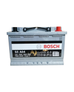 Buy بطارية بدء التشغيل من (Bosch) استطاعة تدوير (760A) و بأمبير ساعي (70AH) قياس (12V) موديل (AGM S5A - BSB0092S5A040) at Best Price in UAE