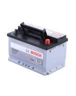 Buy بطارية بدء التشغيل من (Bosch) استطاعة تدوير (640A) و بأمبير ساعي (70AH) قياس (12V) موديل (DIN S3- BSB0092S30150) at Best Price in UAE