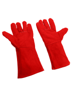 Buy Welding Gloves Leather Red (Per Pcs) at Best Price in UAE