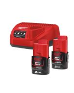 Buy Milwaukee M12NRG-202 12V 2Ah X 2 Battery and Charger Kit at Best Price in UAE