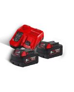 Buy Milwaukee M18NRG-502 18V 5Ah X 2 Battery and Charger Kit at Best Price in UAE