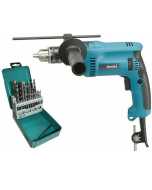 Buy المثقاب المطرقي من ماكيتا (Makita) قياس (5/8") باستطاعة (680W) موديل (HP1640KX2) at Best Price in UAE