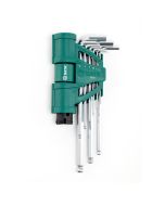 Buy SATA GL09124 9-Piece Metric Extra Long Ball Point Hex Key and Torque Handle Set at Best Price in UAE