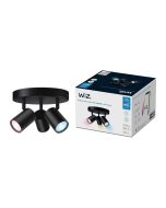 Buy WiZ Smart Colour IMAGEO Spotlights 3x5W Black 2200-6500K RGB Round at Best Price in UAE