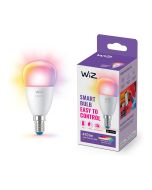 Buy لمبة الإنارة الذكية ليد (WiZ) استطاعة (40W) تعمل من خلال واي فاي و بلوتوث بشدة إنارة (922-6500K) بقاعدة موديل (E14) ضمن علبة واحدة at Best Price in UAE