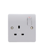 Buy MK Electric Logic Plus K2757 WHI 13A 1 Gang Double Pole Switch Socket at Best Price in UAE