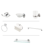 Buy Milano Classic 1600 140400500146 Bathroom Accessories Set - 7Pcs at Best Price in UAE