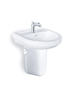 Buy Milano ON-0013 140500200364 Wall Hung Wash Basin - White at Best Price in UAE