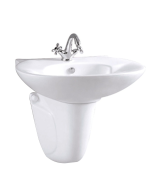 Buy Milano 418A 140500200048 Wall Hung Wash Basin - White at Best Price in UAE