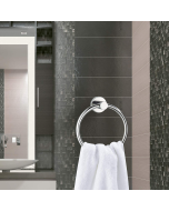 Buy Milano 140400500563 Wall Mounted Towel Ring for Bathroom Kitchen at Best Price in UAE