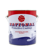 Buy National Paints 3.6 LTR, অভ্যন্তরীণ এবং বাহ্যিক পৃষ্ঠের জন্য সিন্থেটিক এনামেল,  390 Black at Best Price in UAE