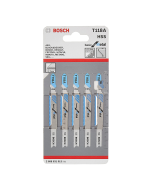 Buy Bosch T 118A Jigsaw Cutting Edge 2608631013 Basic for metal 5 pcs. at Best Price in UAE