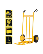 Buy Stanley SXWTC-HT535 Steel Hand Truck Extended Foot Plate, Capacity 200Kg at Best Price in UAE