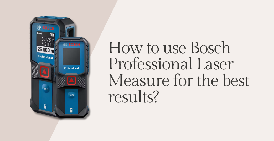 Bosch Professional Laser Measure GLM One-Button Distance Measurement